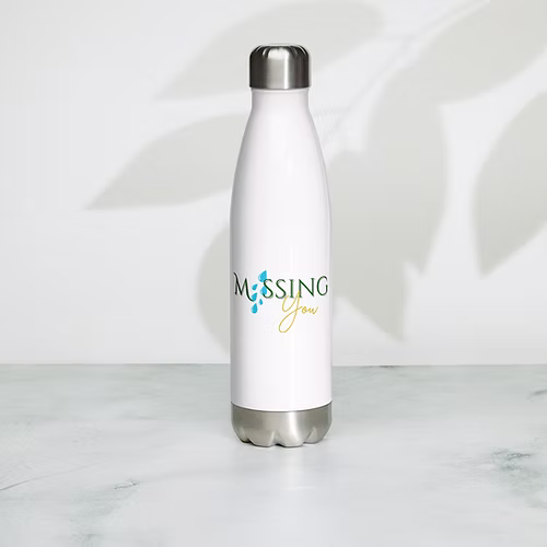 Missing You Stainless Steel Water Bottle